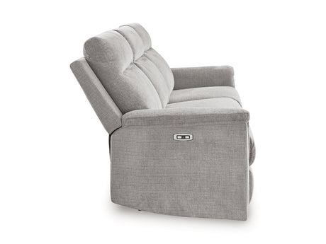 Barnsana Ash Power Reclining Sofa from Ashley - Luna Furniture