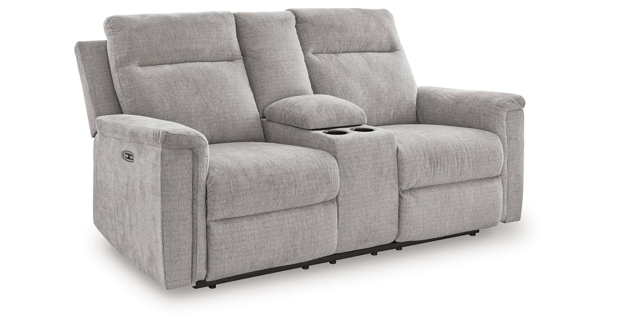Barnsana Ash Power Reclining Sofa, Loveseat and Recliner from Ashley Furniture - Luna Furniture