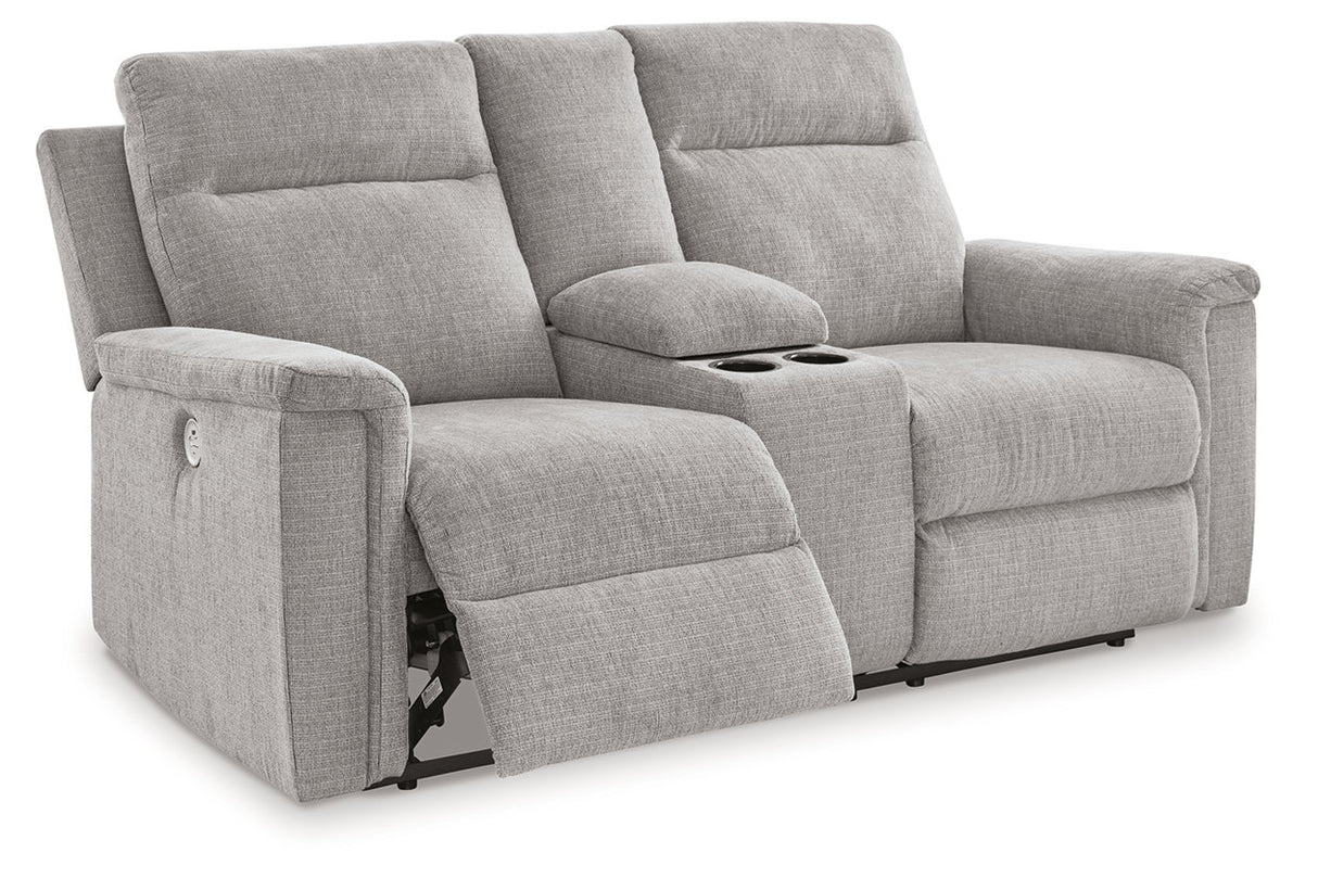 Barnsana Ash Power Reclining Sofa, Loveseat and Recliner from Ashley - Luna Furniture