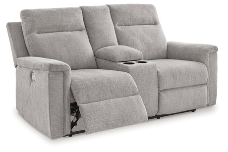 Barnsana Ash Power Reclining Sofa, Loveseat and Recliner from Ashley - Luna Furniture