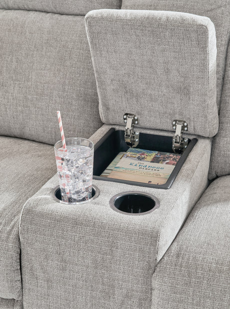Barnsana Ash Power Reclining Sofa, Loveseat and Recliner from Ashley Furniture - Luna Furniture