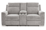 Barnsana Ash Power Reclining Sofa, Loveseat and Recliner from Ashley - Luna Furniture