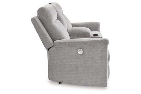 Barnsana Ash Power Reclining Sofa, Loveseat and Recliner from Ashley - Luna Furniture