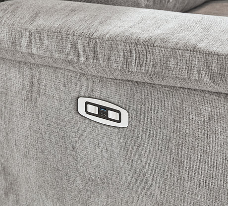 Barnsana Ash Power Reclining Sofa, Loveseat and Recliner from Ashley Furniture - Luna Furniture