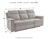 Barnsana Ash Power Reclining Sofa from Ashley - Luna Furniture