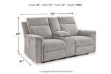 Barnsana Ash Power Reclining Sofa, Loveseat and Recliner from Ashley - Luna Furniture