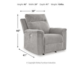 Barnsana Ash Power Reclining Sofa, Loveseat and Recliner from Ashley Furniture - Luna Furniture