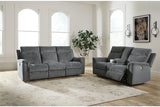 Barnsana Gravel Power Reclining Living Room Set from Ashley - Luna Furniture