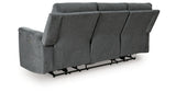 Barnsana Gravel Power Reclining Sofa, Loveseat and Recliner from Ashley Furniture - Luna Furniture