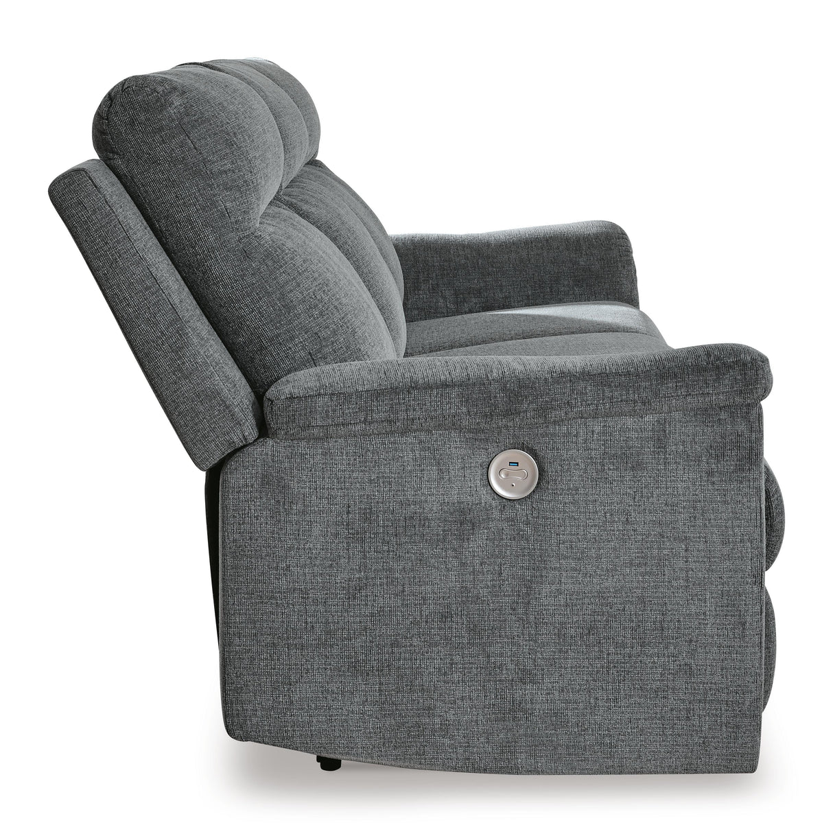 Barnsana Gravel Power Reclining Sofa from Ashley Furniture - Luna Furniture