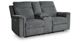 Barnsana Gravel Power Reclining Sofa, Loveseat and Recliner from Ashley Furniture - Luna Furniture