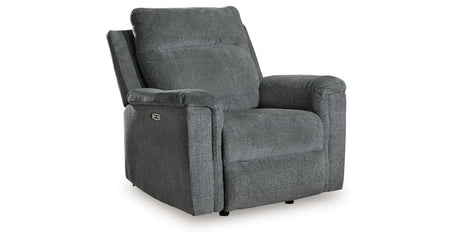 Barnsana Gravel Power Recliner from Ashley Furniture - Luna Furniture