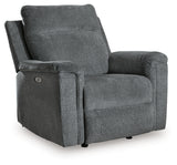 Barnsana Gravel Power Reclining Sofa, Loveseat and Recliner from Ashley Furniture - Luna Furniture