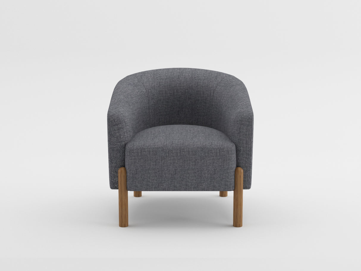 Borger Gray Accent Chair from Homelegance - Luna Furniture