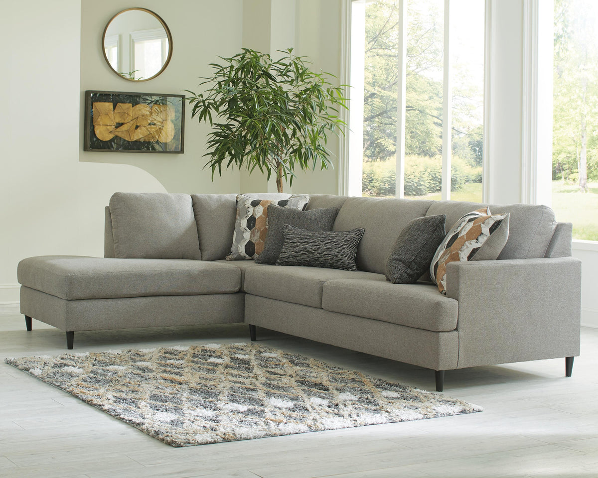 Santasia Granite 2-Piece Sectional with Chaise from Ashley - Luna Furniture