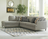 Santasia Granite 2-Piece Sectional with Chaise from Ashley - Luna Furniture