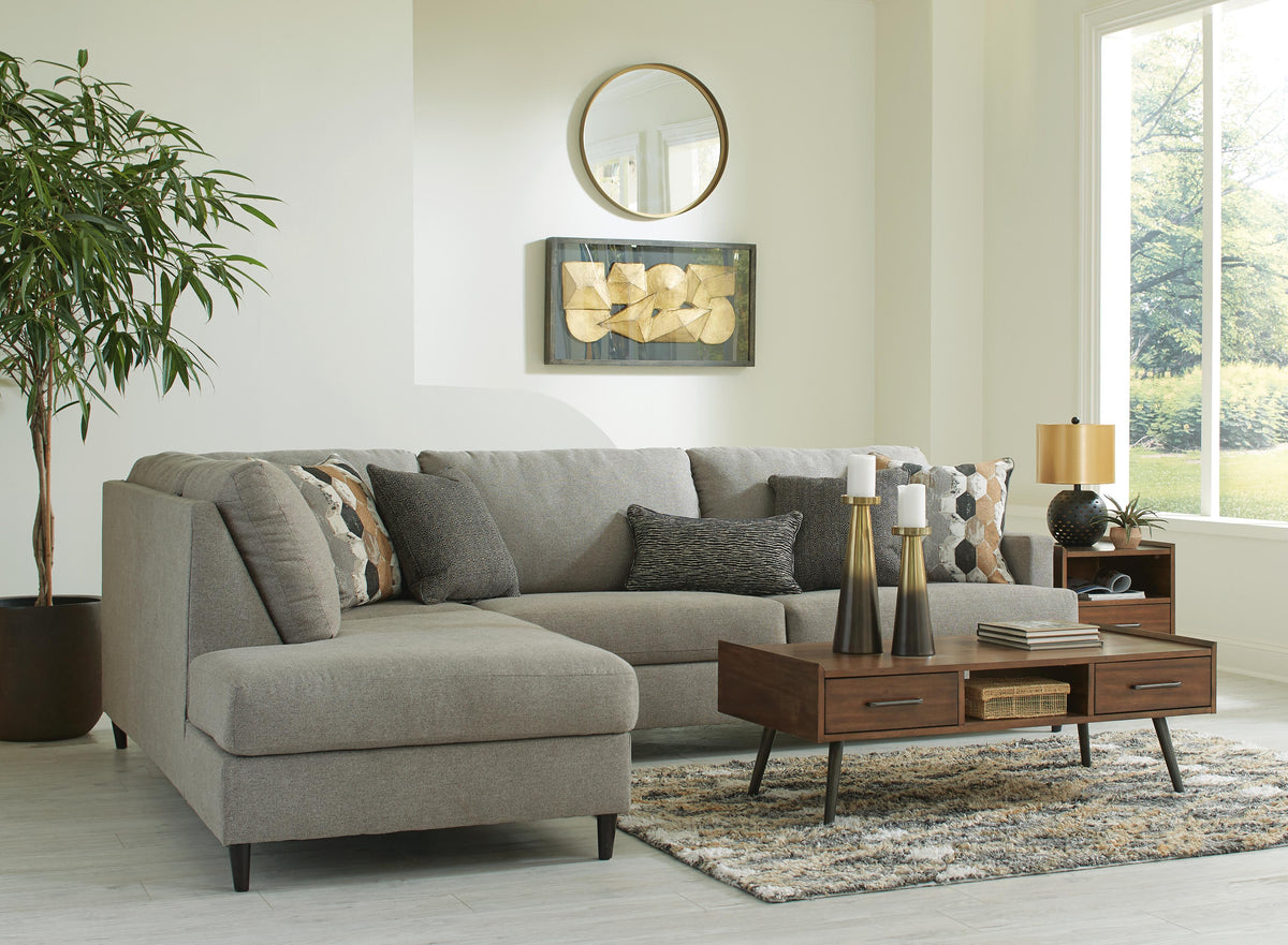 Santasia Granite 2-Piece Sectional with Chaise from Ashley - Luna Furniture
