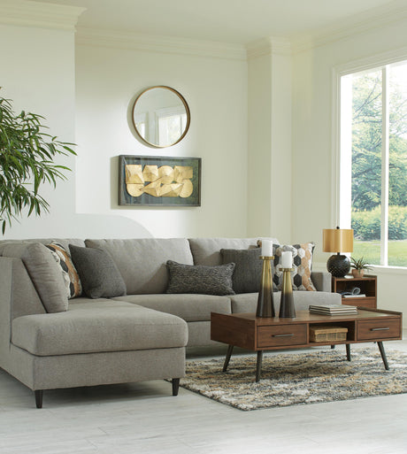 Santasia Granite 2-Piece Sectional with Left Chaise from Ashley - Luna Furniture