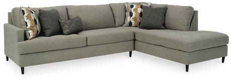 Santasia Granite 2-Piece Sectional with Right Chaise from Ashley - Luna Furniture