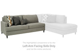 Santasia Granite Left-Arm Facing Sofa from Ashley - Luna Furniture