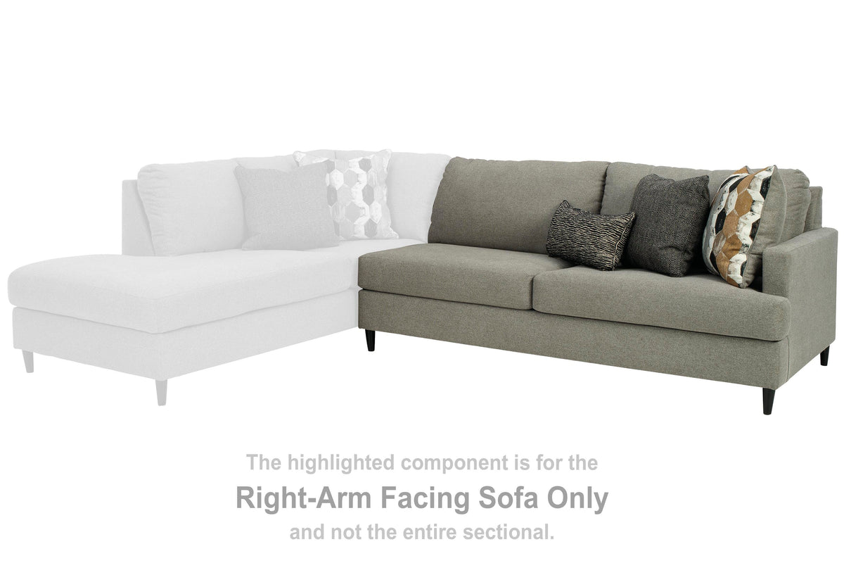 Santasia Granite Right-Arm Facing Sofa from Ashley - Luna Furniture