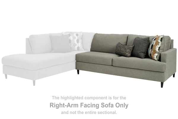 Santasia Granite Right-Arm Facing Sofa