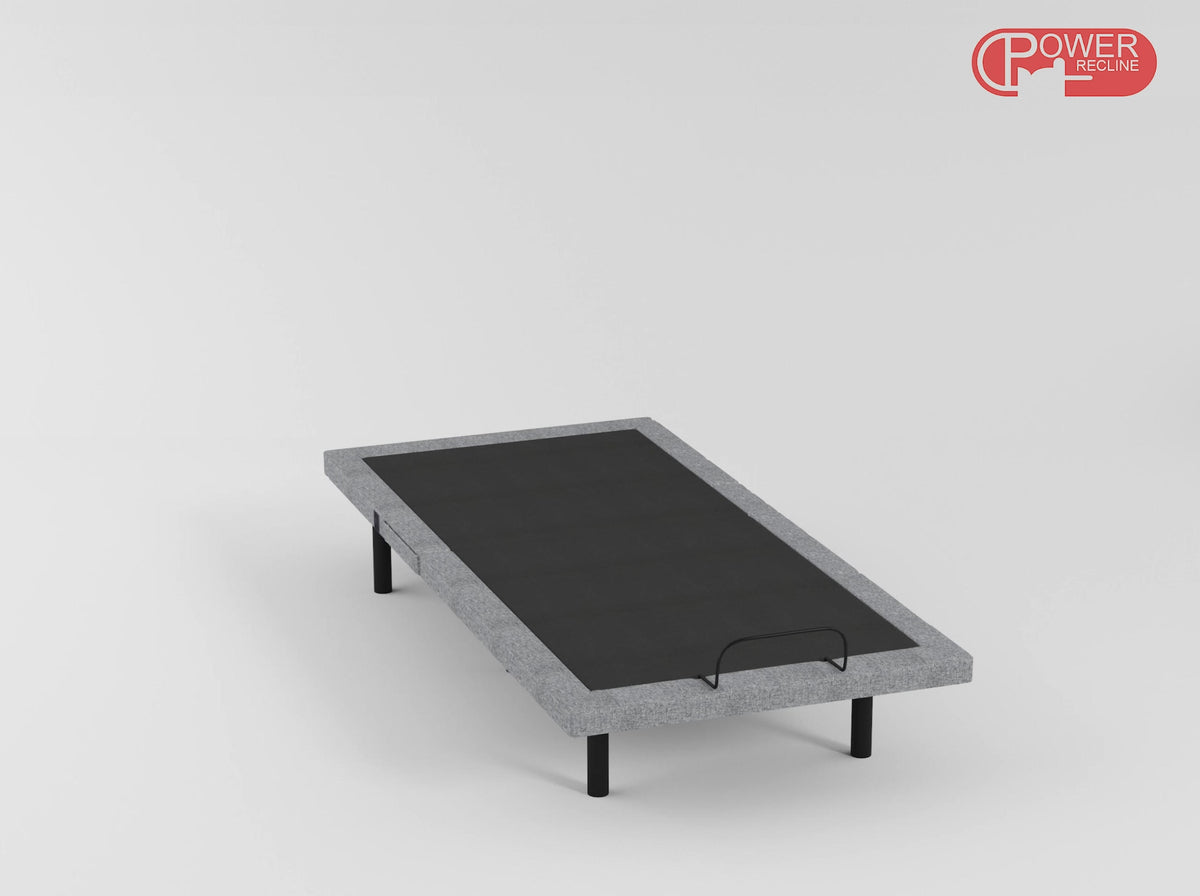 Elevated Black Twin Foldable Metal Platform Bed Frame, Toolless from Homelegance - Luna Furniture