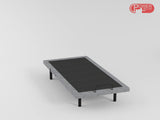 Elevated Black Twin Foldable Metal Platform Bed Frame, Toolless from Homelegance - Luna Furniture
