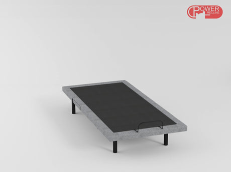 Elevated Black Twin Foldable Metal Platform Bed Frame, Toolless from Homelegance - Luna Furniture