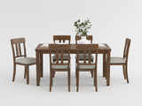 Prineville Cherry 7-Piece Pack Dinette Set from Homelegance - Luna Furniture