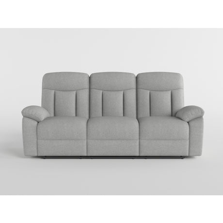 Jules Gray Double Reclining Sofa from Homelegance - Luna Furniture