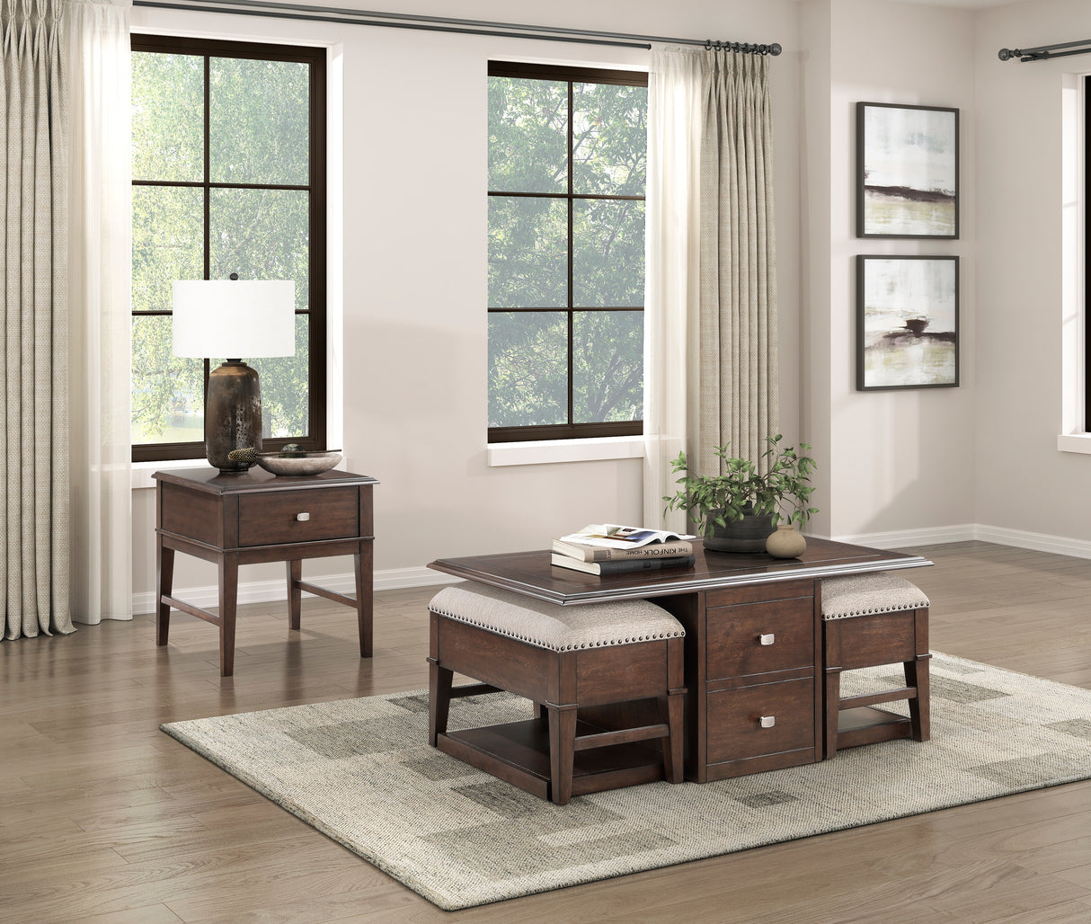 3503BK-01 Lift Top Cocktail Table from Homelegance - Luna Furniture