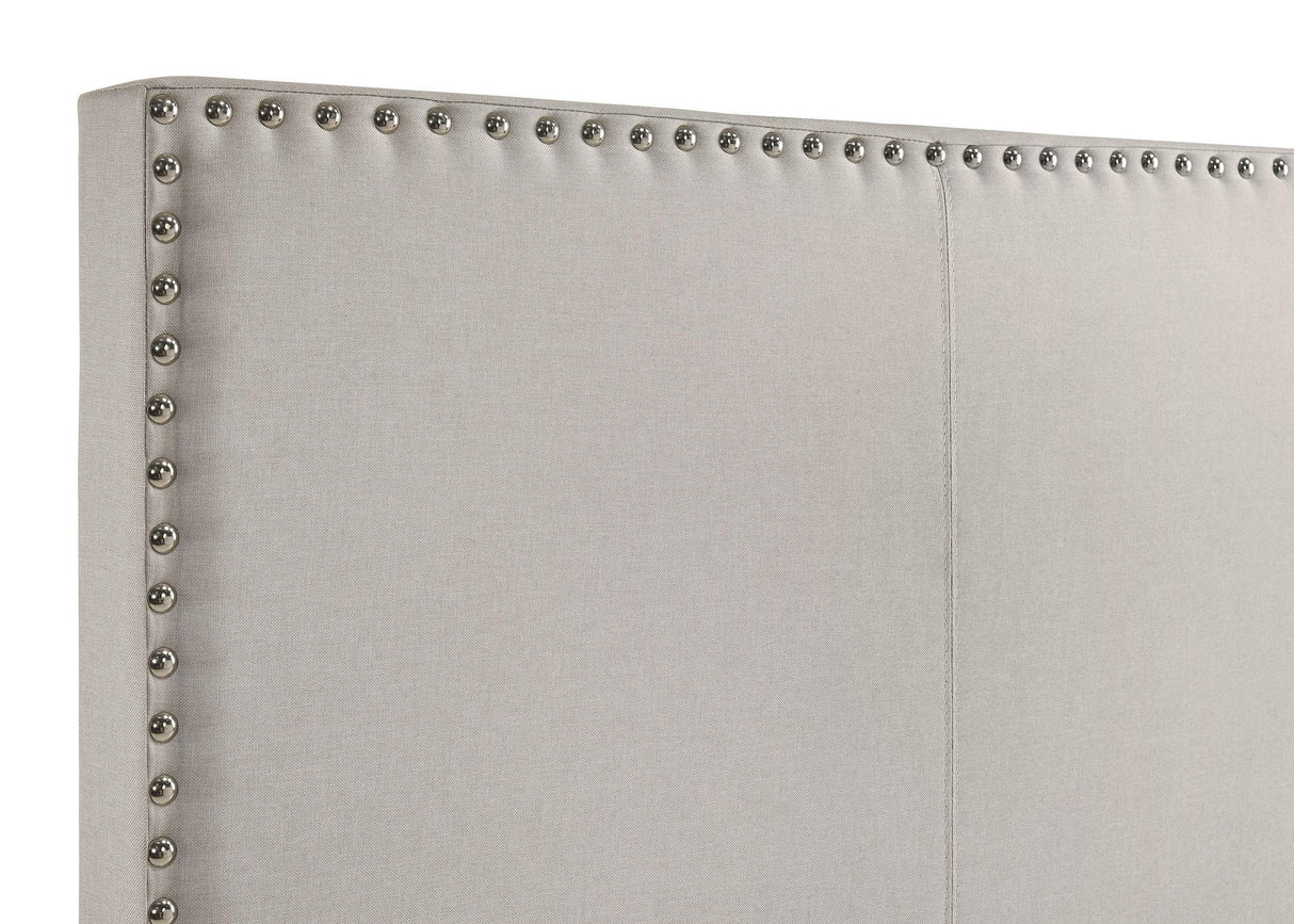 Boyd Ivory Upholstered California King Bed with Nailhead Trim from Coaster - Luna Furniture