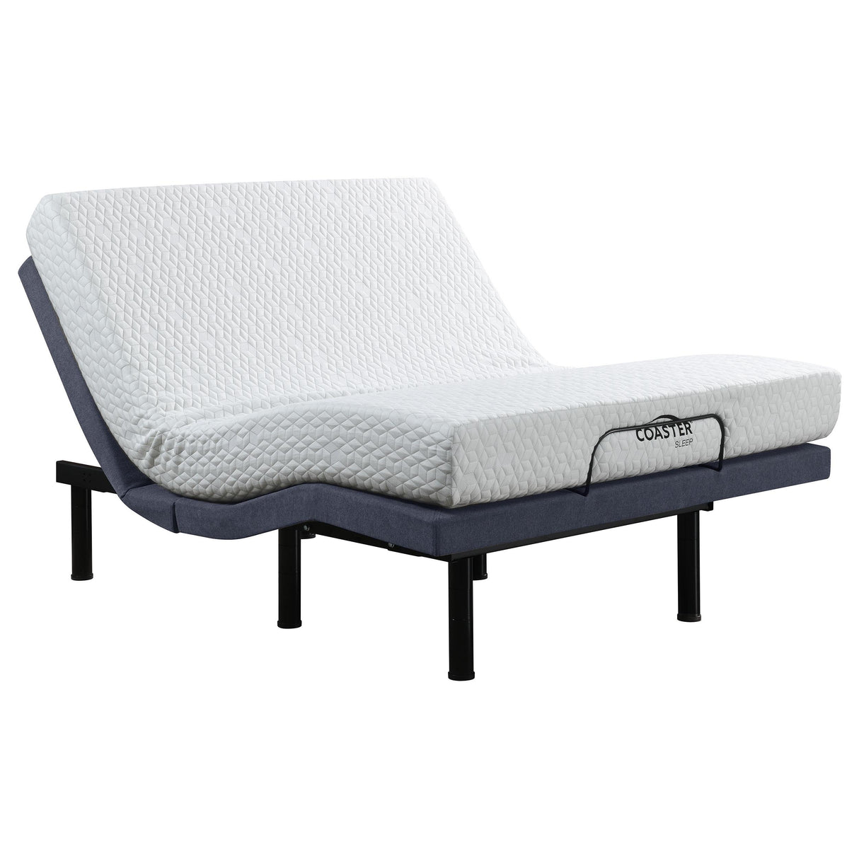 Clara Gray and Black Twin XL Adjustable Bed Base from Coaster - Luna Furniture