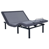 Clara Gray and Black Twin XL Adjustable Bed Base from Coaster - Luna Furniture