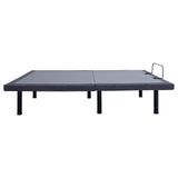 Clara Gray and Black Twin XL Adjustable Bed Base from Coaster - Luna Furniture
