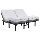 Weston 2-Piece Split Eastern King Upholstered Adjustable Bed Base from Coaster - Luna Furniture