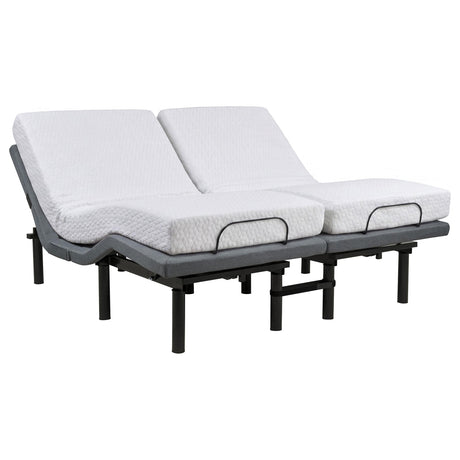 Weston 2-Piece Split Eastern King Upholstered Adjustable Base from Coaster - Luna Furniture