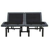 Weston 2-Piece Split Eastern King Upholstered Adjustable Bed Base from Coaster - Luna Furniture