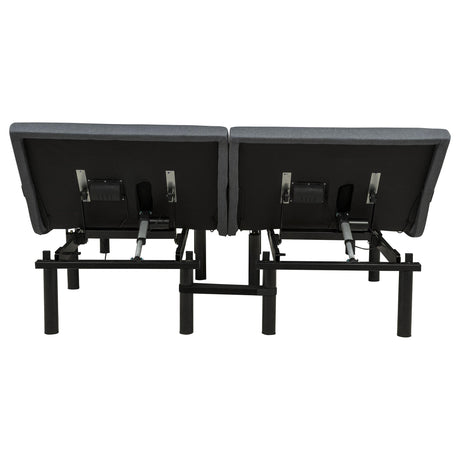 Weston 2-Piece Split Eastern King Upholstered Adjustable Base from Coaster - Luna Furniture
