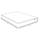 Hayes Full Firm Tight Top Hybrid Mattress White from Coaster - Luna Furniture
