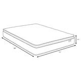 Hayes 11" California King Pillow Top Foam Hybrid Mattress from Coaster - Luna Furniture