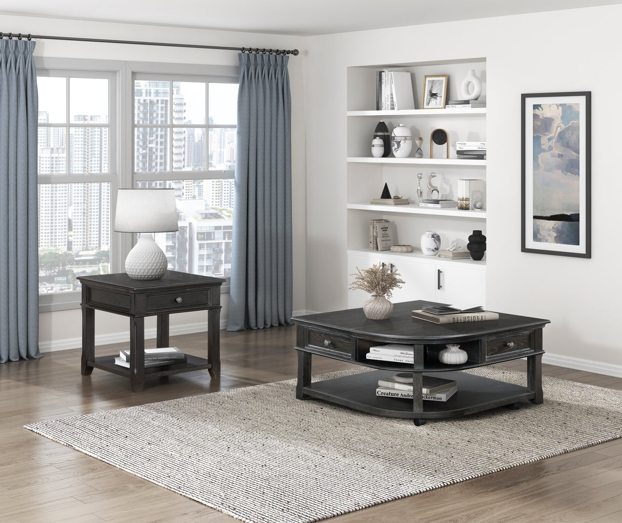 3503BK-01 Lift Top Cocktail Table from Homelegance - Luna Furniture