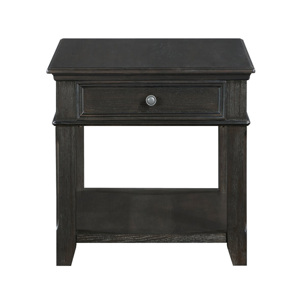 Muriel Antique Pewter End Table