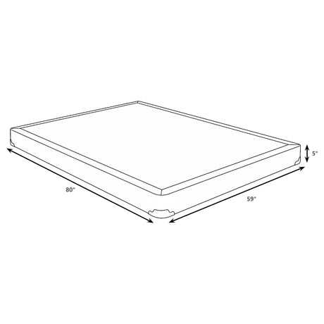 Mercer 5" Queen Low Profile Box Spring Foundation from Coaster - Luna Furniture