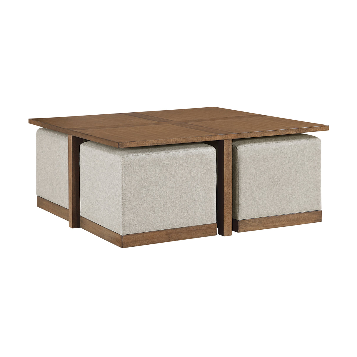 Sienna Brown/Light Gray Coctail Table from Homelegance - Luna Furniture