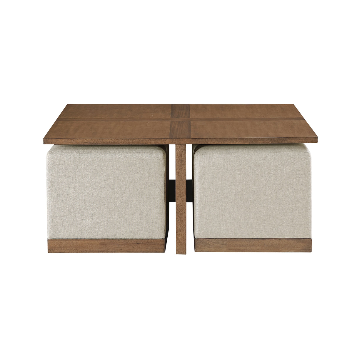 Sienna Brown/Light Gray Coctail Table from Homelegance - Luna Furniture