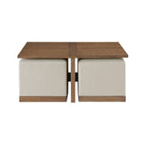 Sienna Brown/Light Gray Coctail Table from Homelegance - Luna Furniture