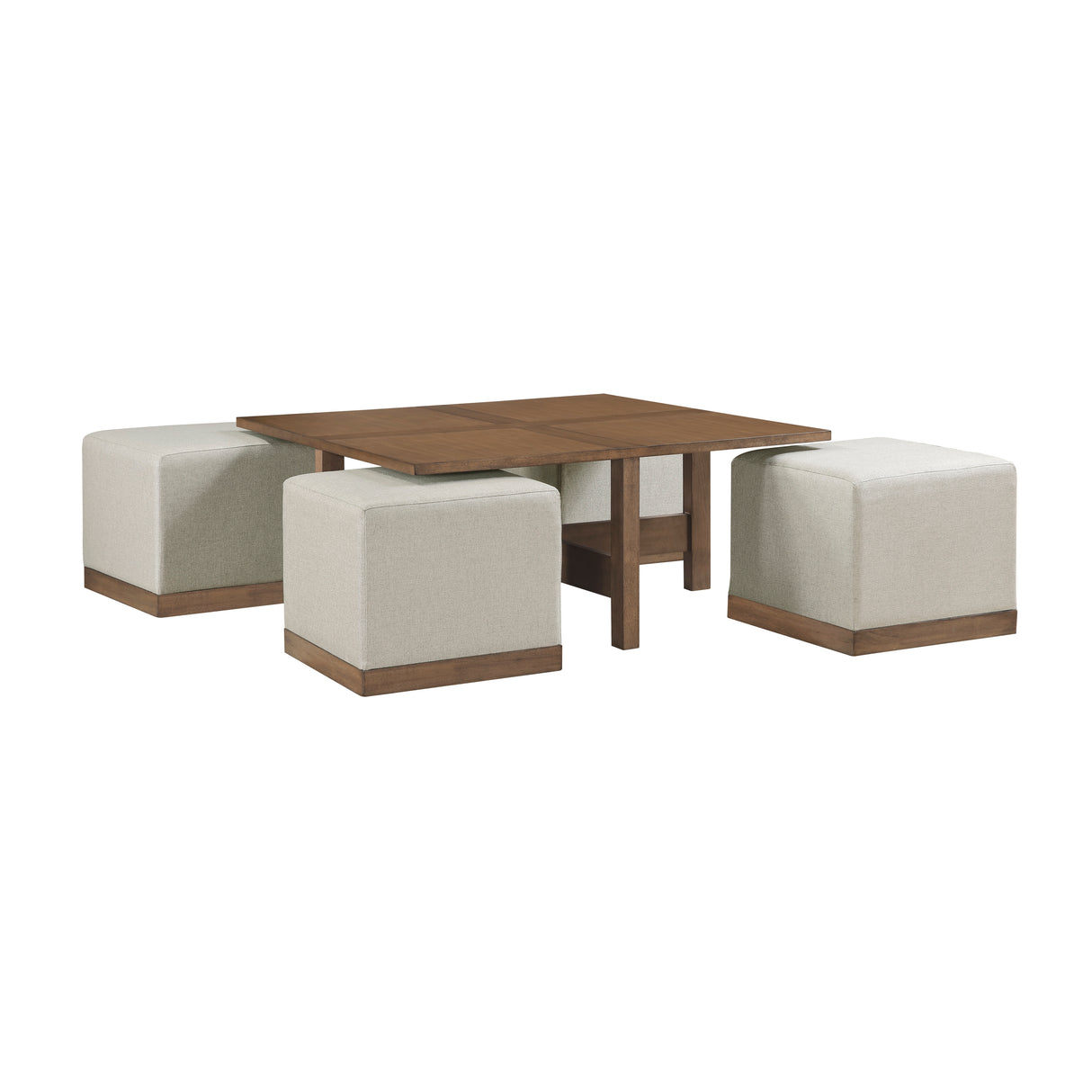 Sienna Brown/Light Gray Coctail Table from Homelegance - Luna Furniture