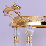 HD-352 Golden Brass Bar Cart from Homey Design - Luna Furniture